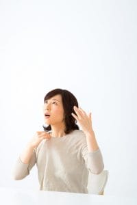 火照りの女性