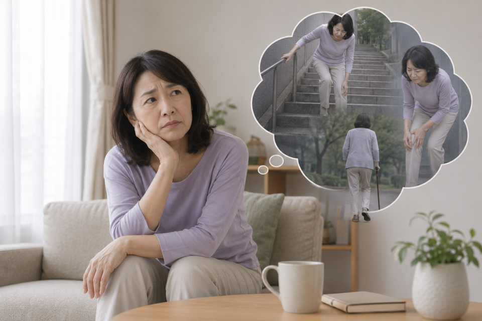 将来が不安な50代女性